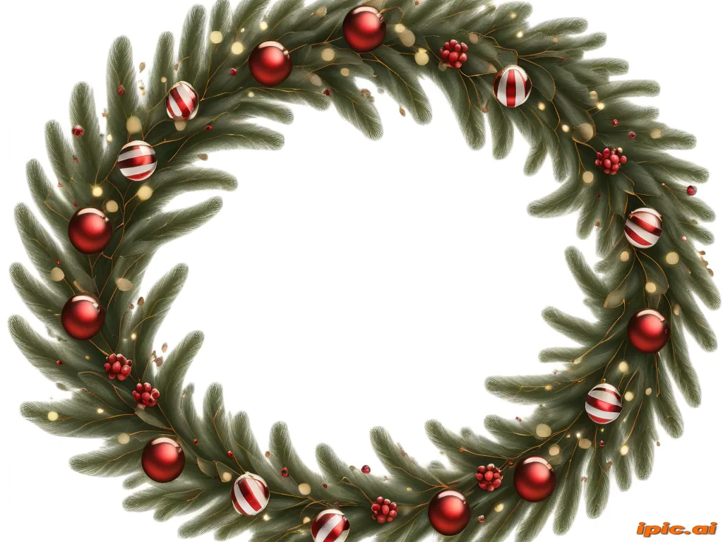 christmas wreath transparent