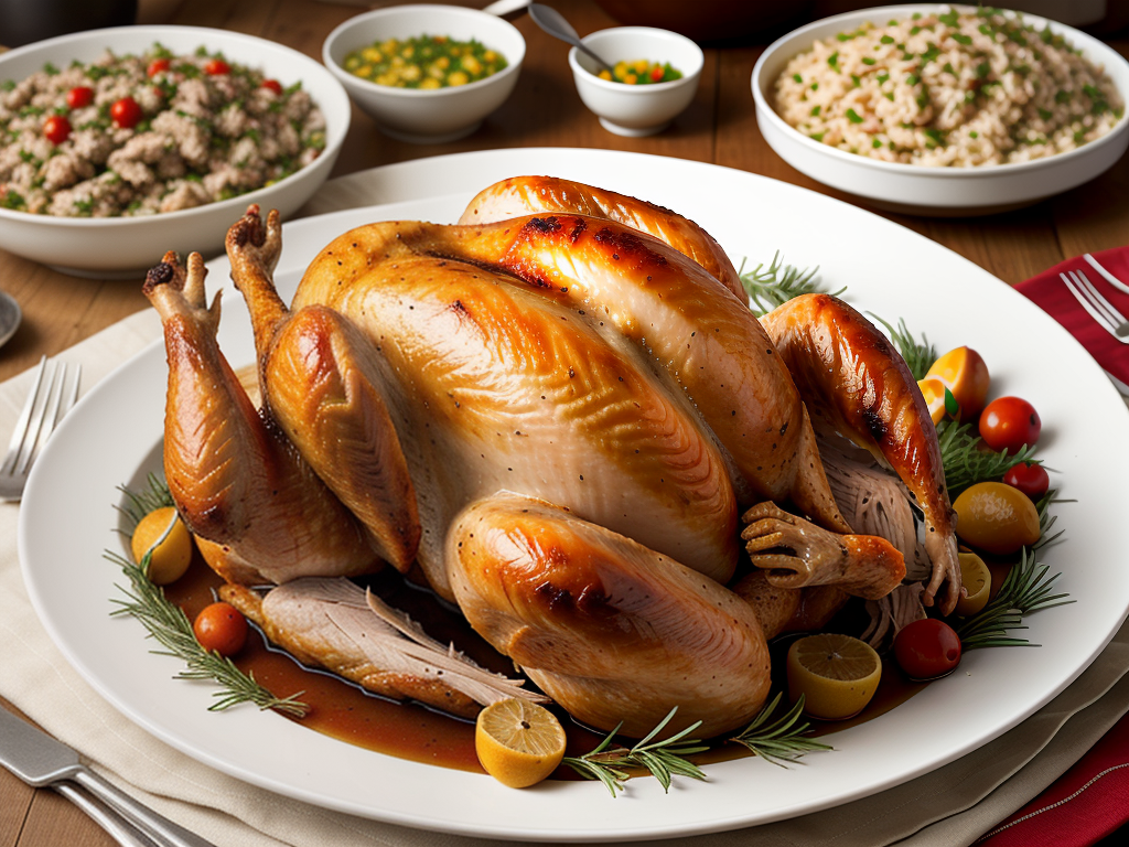 slow roasted turkey at 250 degrees