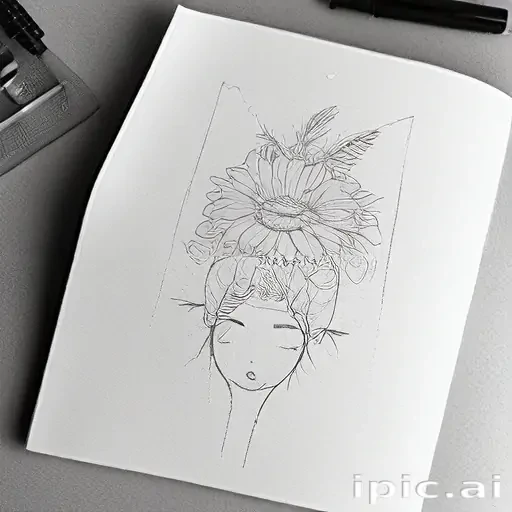 aesthetic line art