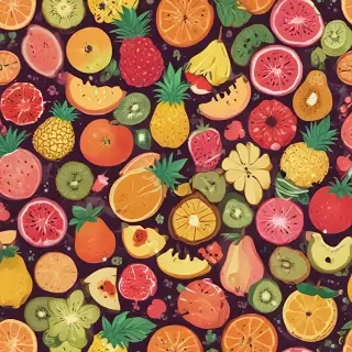 aesthetic fruit background