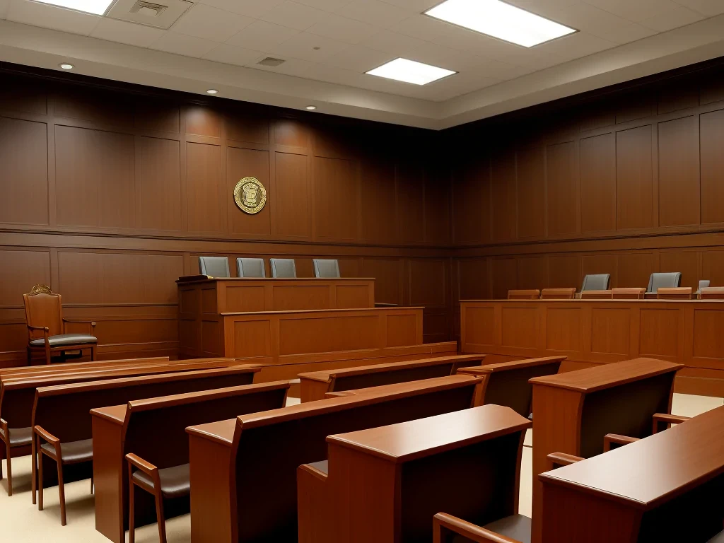 court room background