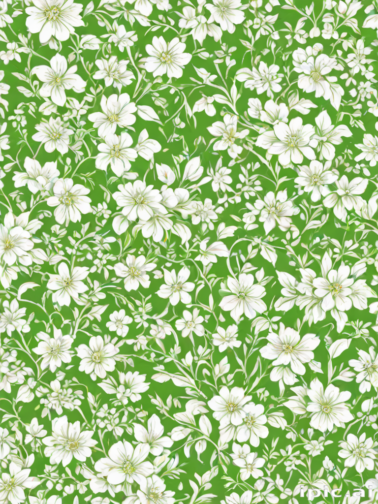 background white and green
