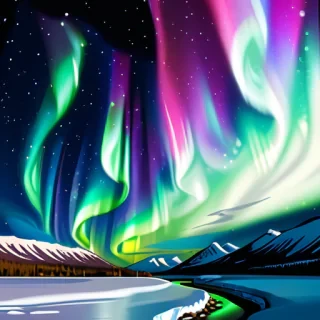 northern lights png