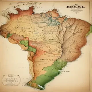 map of brazil