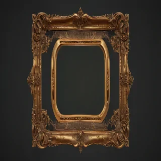 gold frame png transparent