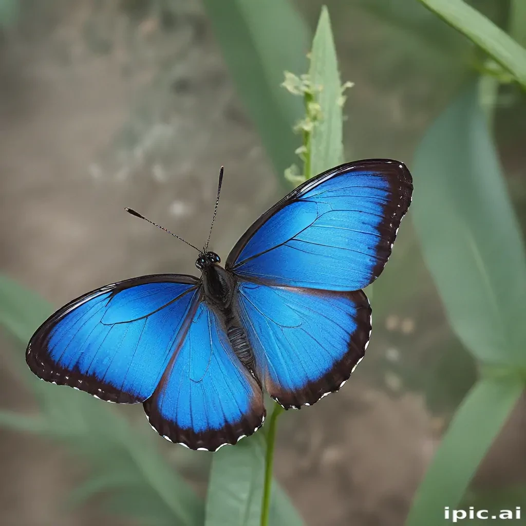 blue butterfly