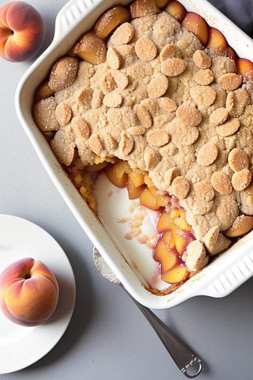 recipe for cake mix peach cobbler