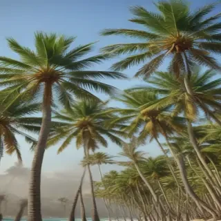 palm trees background