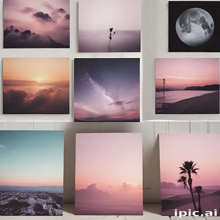 aesthetic pictures for wall to print