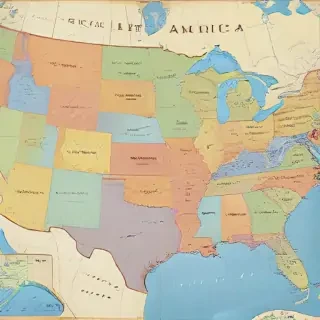map of the united states of america