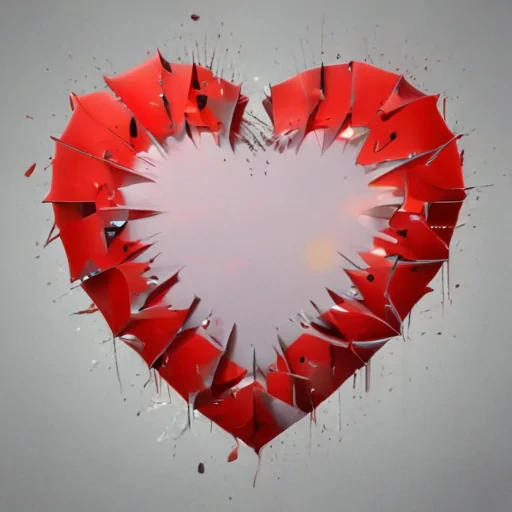 broken heart background
