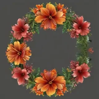 png border flower
