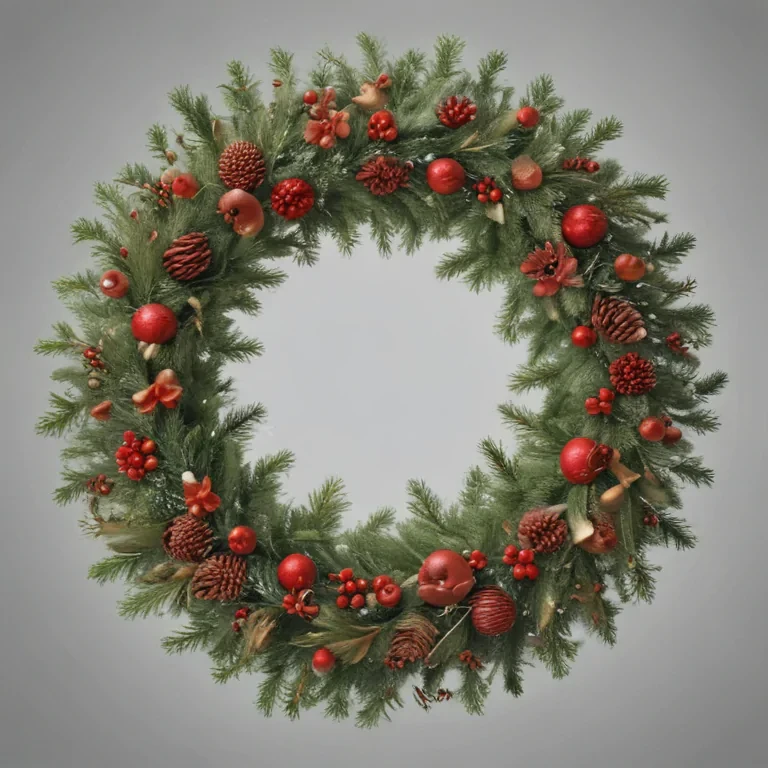 christmas wreath transparent