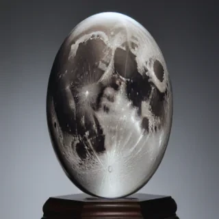 transparent moon