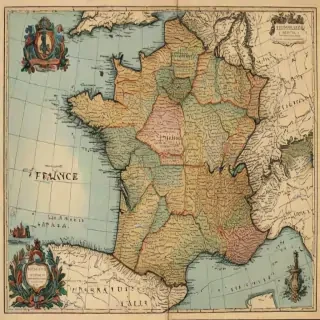 map of france