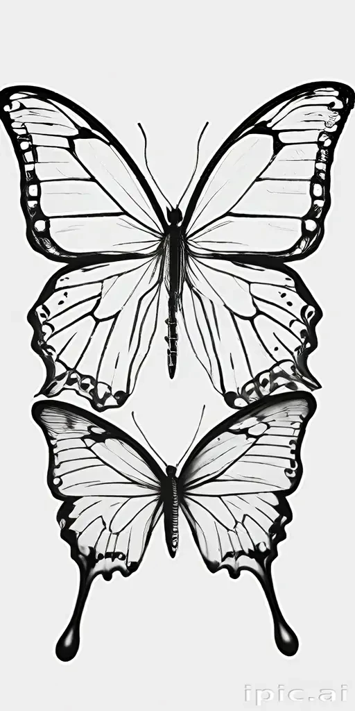 butterfly png outline