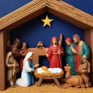 images of the manger scene