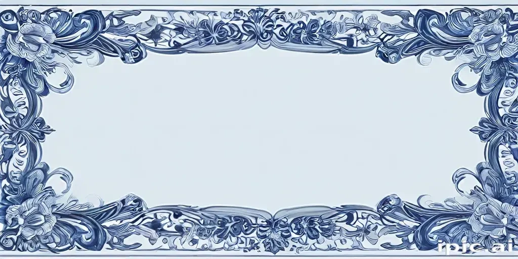 blue border design