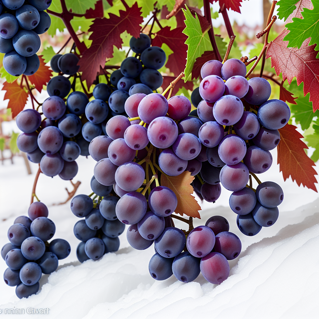vineyard products made with frozen grapes