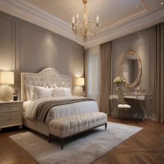 background of a bedroom