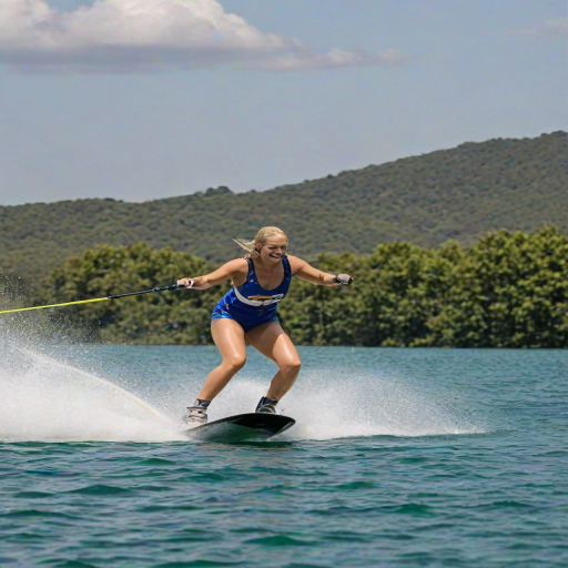water skiing