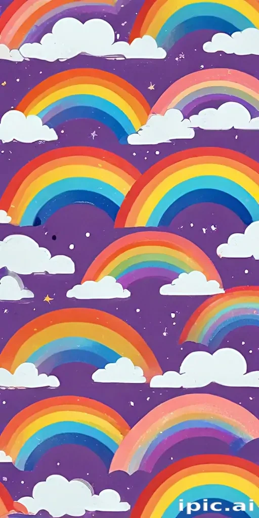 cute rainbow backgrounds