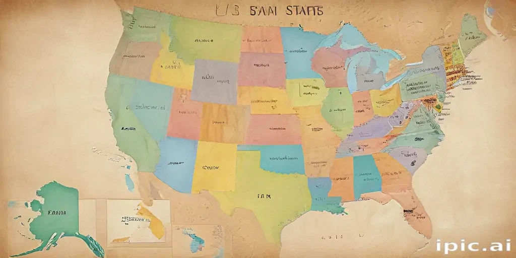 map of the usa states