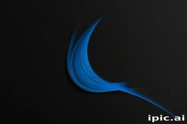 black background with blue