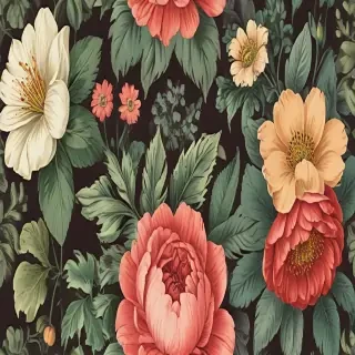 vintage flower illustration