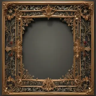 transparent border frame