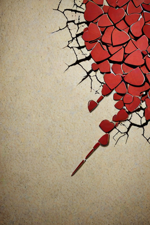 broken heart background