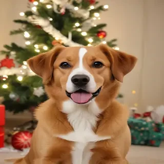 dog pictures christmas
