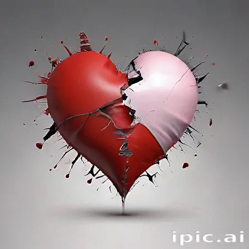 broken heart background
