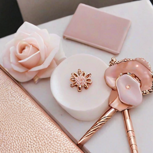pastel rose gold aesthetic