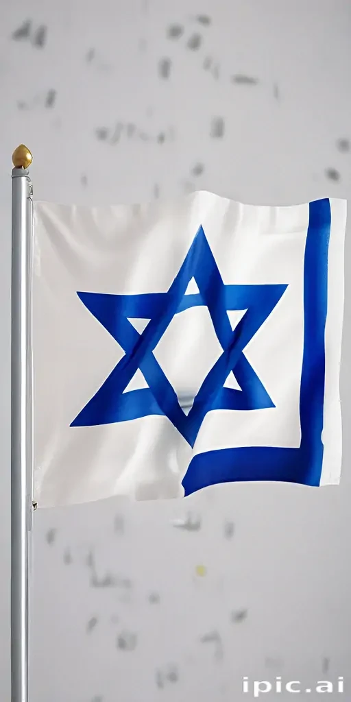 transparent israel flag