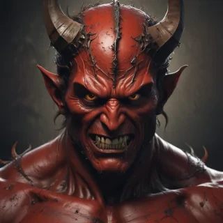 wallpaper of the devil