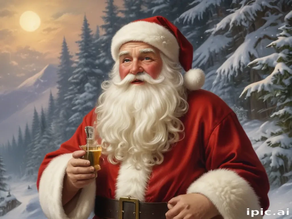 vintage santa images free