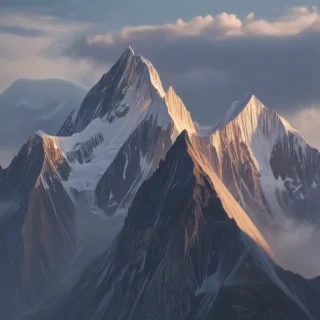 transparent mountains
