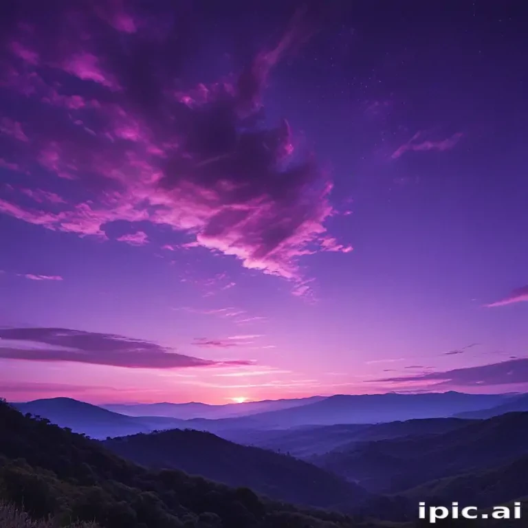 purple sky wallpaper