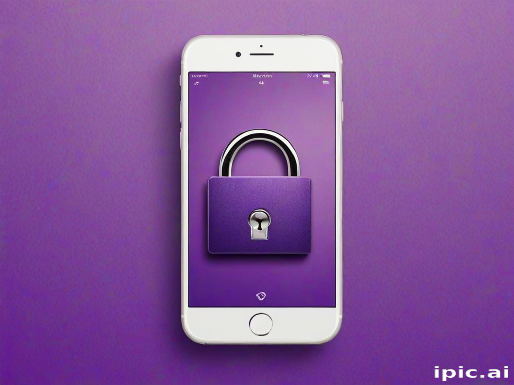 purple lock screen