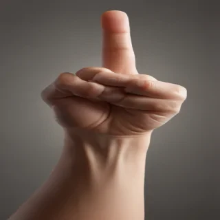 finger pointing png