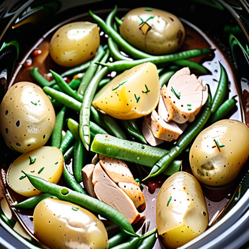 chicken green beans potatoes slow cooker