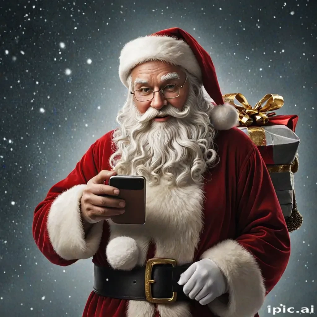 santa claus iphone wallpaper