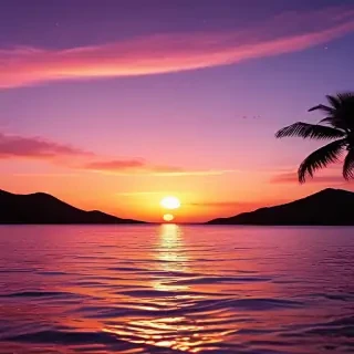 cute sunset wallpaper