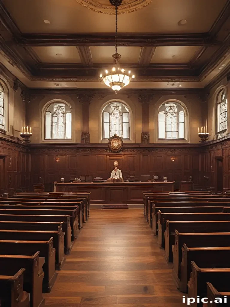 court room background
