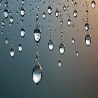water droplets transparent