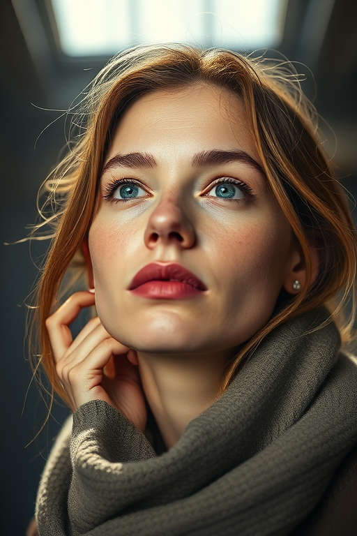 Regenerate the image with high detail and contrast, using a Canon EOS R5, aperture f/1.8, shutter speed 1/125, ISO 200, shot in portrait mode from a low angle with soft natural lighting to enhance clarity and depth.