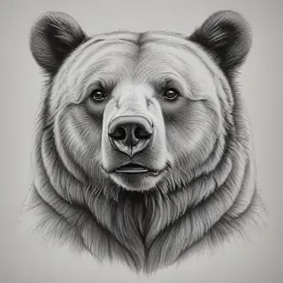 bear pic drawing