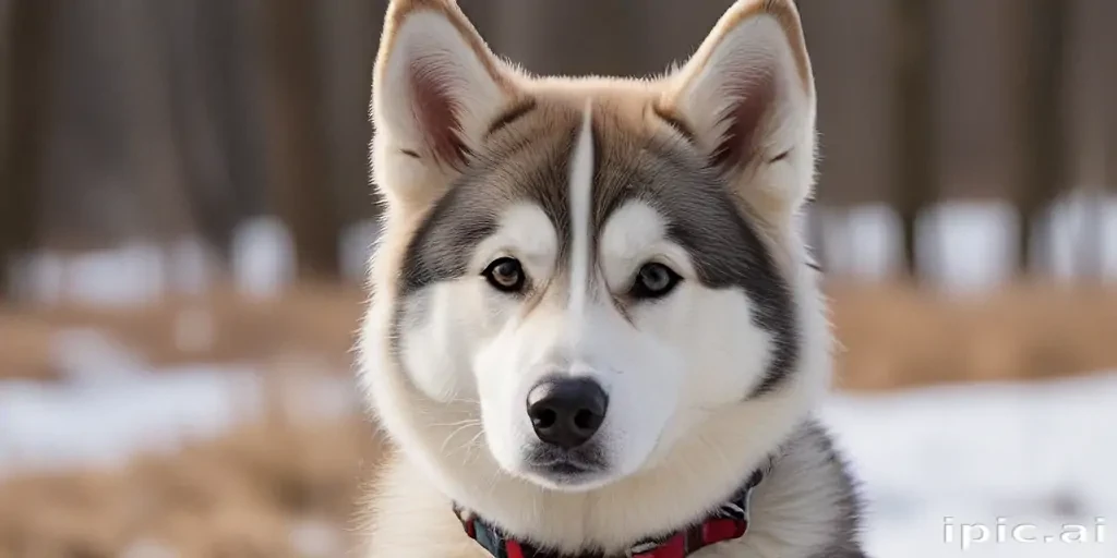 alaskan husky shepherd