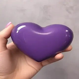aesthetic purple heart